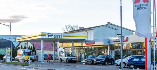 Eni Tankstelle beim Autohaus Baumgartner